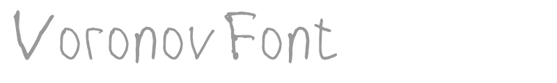 VoronovFont