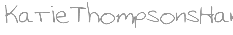 KatieThompsonsHandwriting