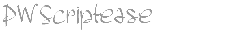 PWScriptease