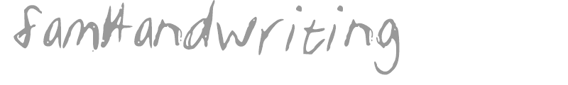 SamHandwriting