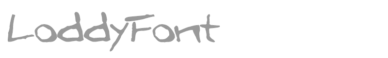 LoddyFont
