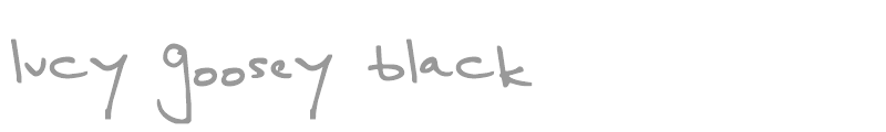 lucy goosey black