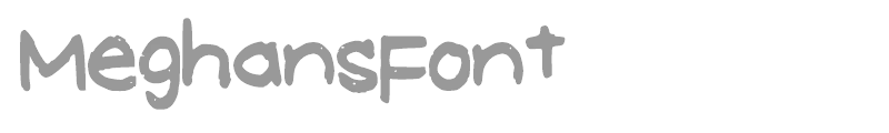 MeghansFont