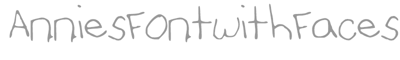 AnniesFontwithFaces