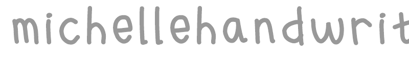 michellehandwritting