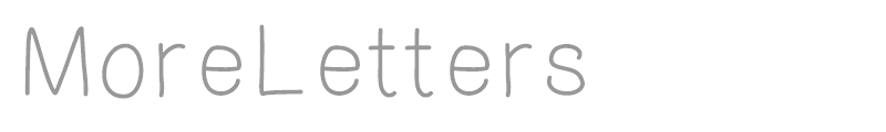 MoreLetters