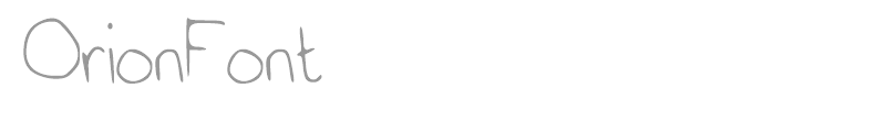 OrionFont