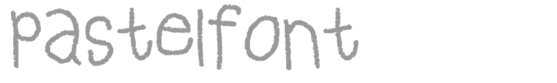 pastelfont