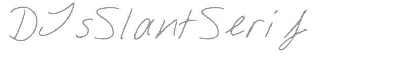 DJsSlantSerif