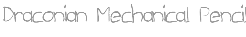 Draconian Mechanical Pencil