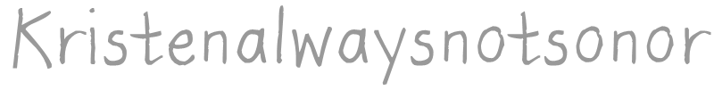 Kristenalwaysnotsonormal