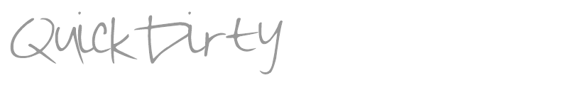 QuickDirty