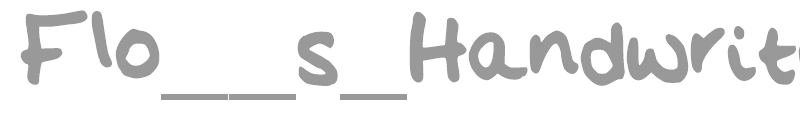 Flo__s_Handwriting