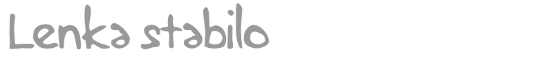 Lenka stabilo