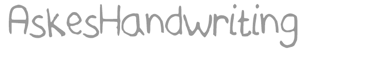 AskesHandwriting