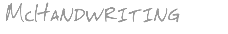 McHandwriting