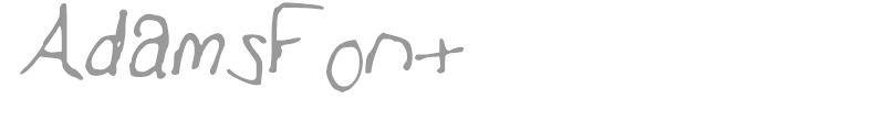 ADAMSFONT