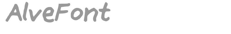 AlveFont