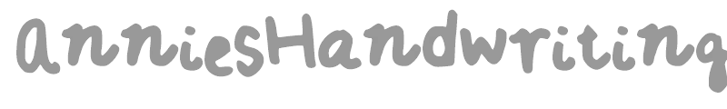 AnniesHandwriting