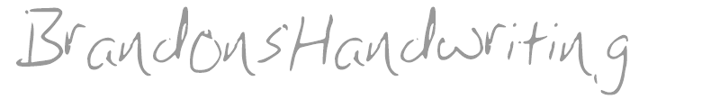 BrandonsHandwriting
