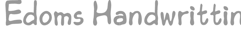 Edoms Handwritting Normal