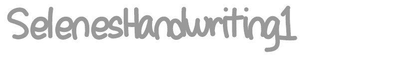 SelenesHandwriting1