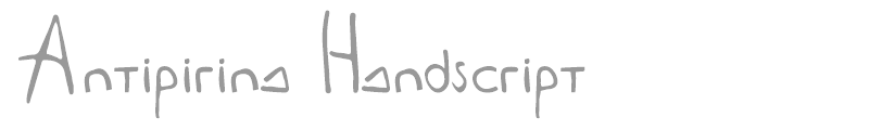 Antipirina Handscript