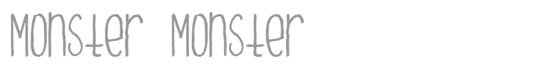 Monster Monster