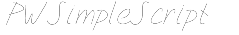 PWSimpleScript