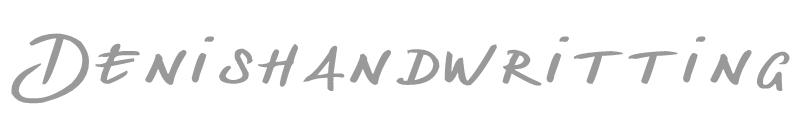 Denishandwritting