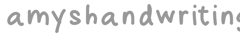 amyshandwriting
