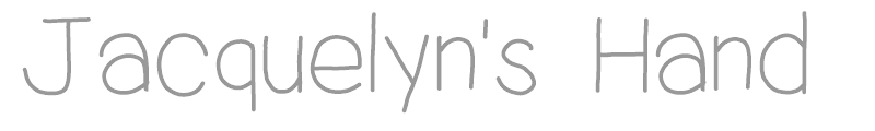 Jacquelyn's Hand