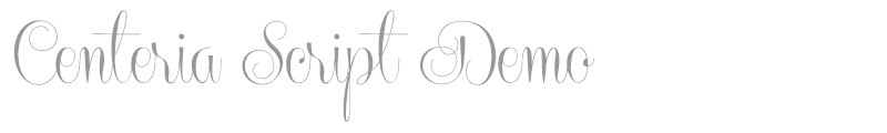 Centeria Script Demo