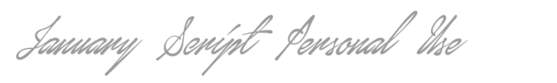 January Script Personal Use