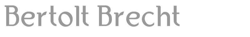 Bertolt Brecht