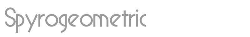 Spyrogeometric