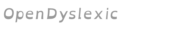 OpenDyslexicMono