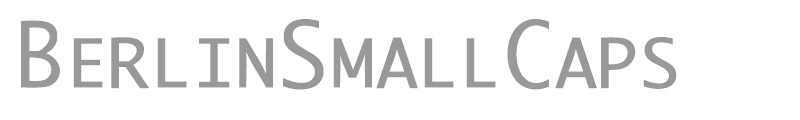 BerlinSmallCaps