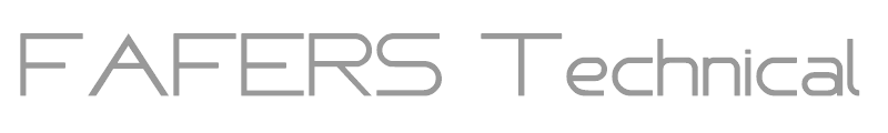 FAFERS Technical Font