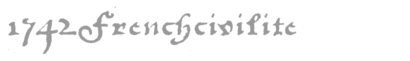1742Frenchcivilite