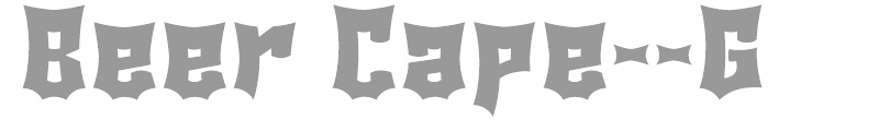 Beer Cape__G