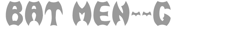 BAT MEN__G