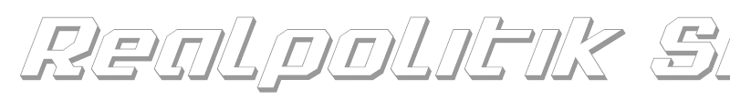Realpolitik Shadow Italic