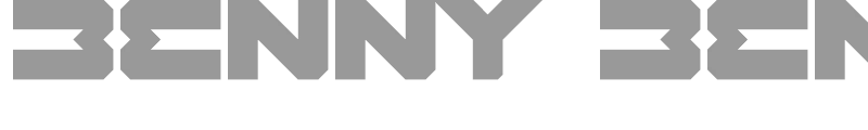 Benny Benassi Font Remake