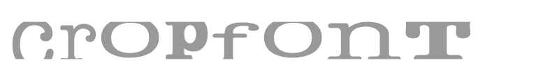 cropfont
