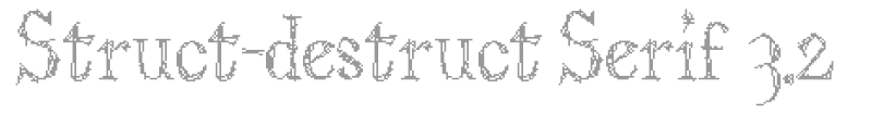 Struct-destruct Serif 3.2