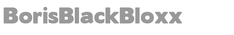 BorisBlackBloxx