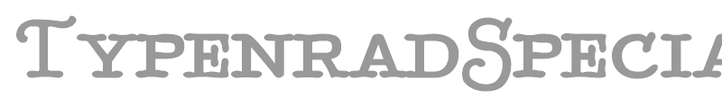 TypenradSpecialBold