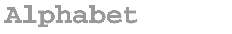 Alphabet