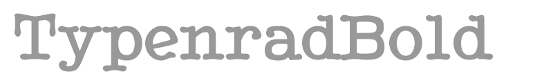 TypenradBold